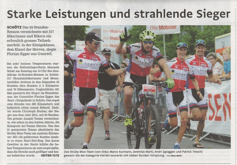 Titelseite Willisauer Bote